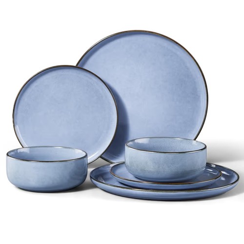 Piece dinner set stoneware - 6,