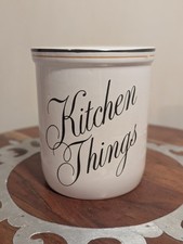 Vintage T.G. Green, LTD. Kitchen Things Stoneware Utensil Holder Made In England