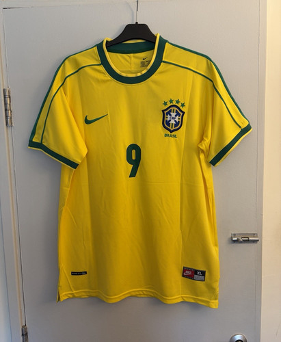 Brazil 1998 nike home shirt - 1998,