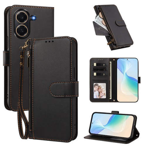 Zipper card wallet - card, flip
