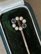 Edwardian 18ct Sapphire and