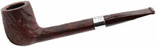 Peterson Irish Harp Sandblast Silver Mounted Canadian / Lumberman Pipe (264)