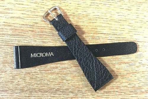Vintage 22mm microma black - vintage,