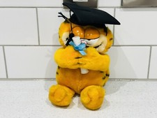 ⭐️ Vintage 1981 GARFIELD TV Show Plush Teddy Soft Toy Cartoon 80’s TOY CAT ⭐️