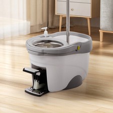 Mop bucket  Wash Dry Mop and Bucket Set Flat Squeeze /360° Floor Spin Mop