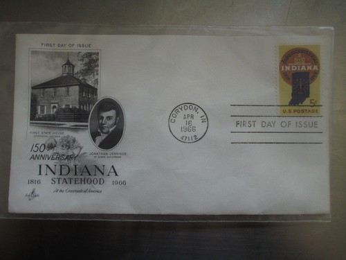 First day issue stamp - of, &