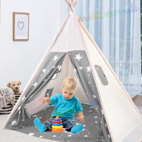 Large canvas child grey - grey, star