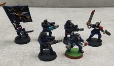 6x Metal Warhammer 40k Imperial Guard Squad Cadian Astra Militarum OOP Free P&P 