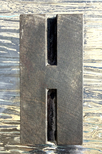 Letter vintage printers - h,