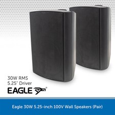 2x 30W Wall Mount Speakers 5"