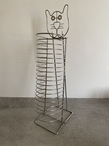 Cat design metal - cd, storage
