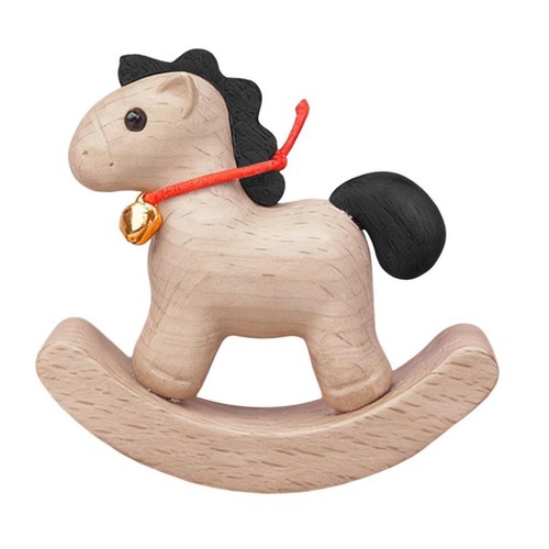 Wooden rocking horse statue - rocking,