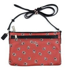 COACH Siena Rose Women’s Crossbody Bag Pouch Handbag w/ Zipper Adjustable Strap