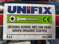 Unifix Decking Screws #8 #10 various sizes