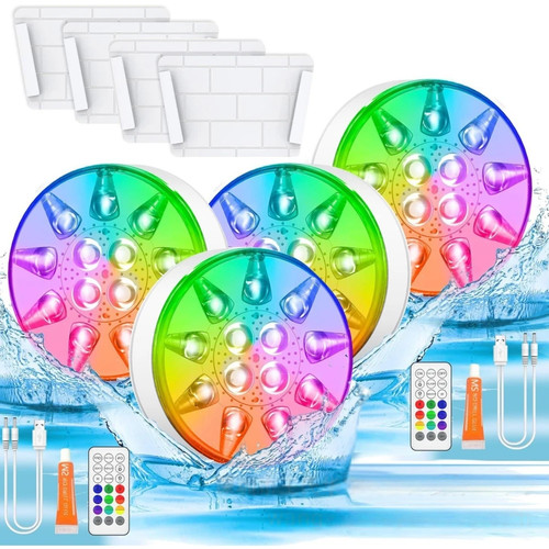 Rechargeable submersible pool - submersible,