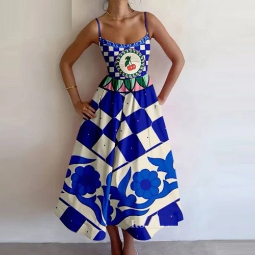 Women floral boho maxi dress - women,