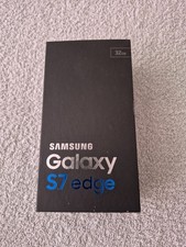 Samsung Galaxy S7 Edge Black Empty Box Only