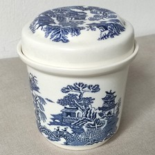 Vintage Masons Willow Pattern Ginger/Tea/Garlic Jar Produced for Ringtons