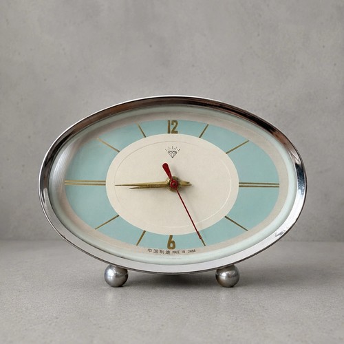 Mid century atomic oval alarm - mid,
