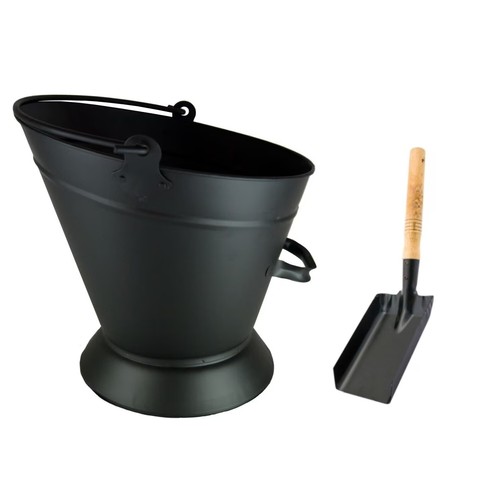 15l black steel - 15l, bucket