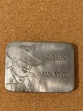John Wayne Solid Metal Outline