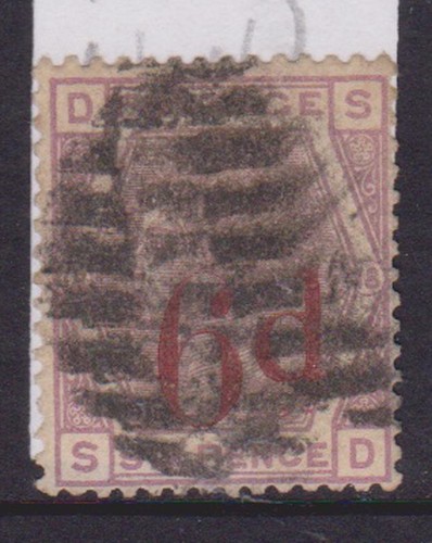 1883 6d red on - red,