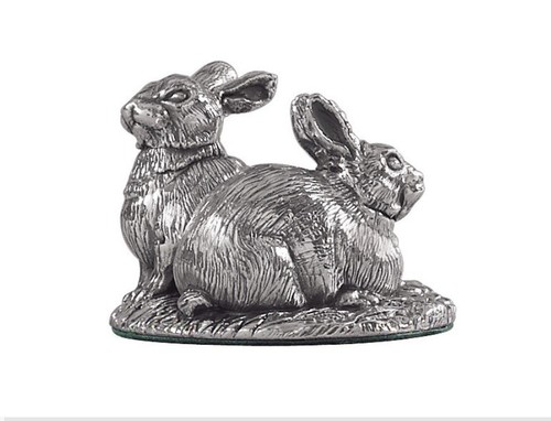Silver rabbit model fully - silver,
