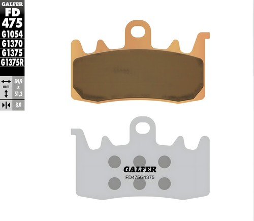Brake pads set galfer - brake,