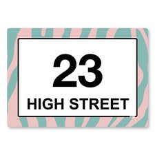 Pack of 4 Personalised Pink &