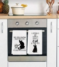 Cats Funny Cat Tea Towel
