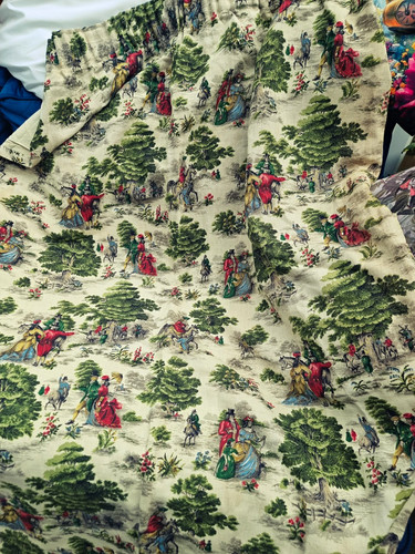 Vintage pictorial linen - vintage, pr