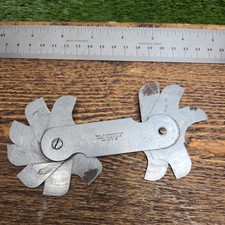 Vintage Radius Gauge by Starrett.