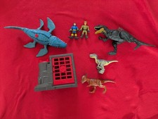 Imaginext Jurassic World Park Dinosaurs Figure Bundle Mosasaurs Stygimoloch 