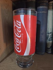 Coca Cola (Coke) Vintage Red Logo Pint Glass Apollo Shape 500ml