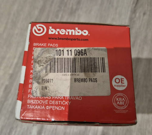 Genuine brembo rear brake pads - genuine,