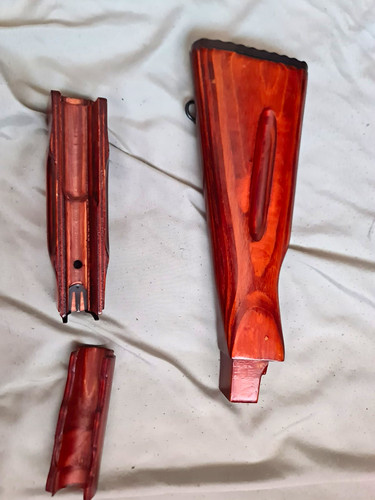 Wood gun stock - wood,