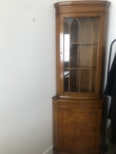 Corner Unit In Dark Wood This Is 6 Foot High Good Condition