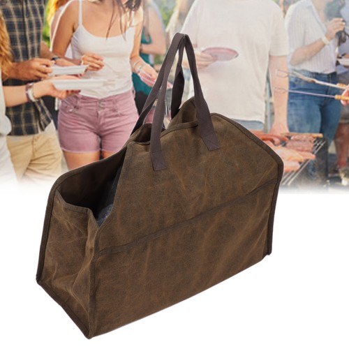 Canvas firewood log carrier - firewood,
