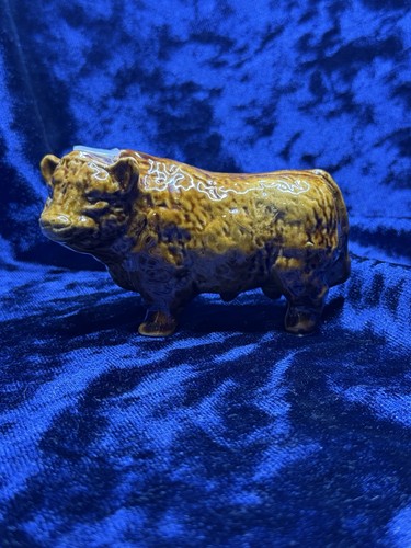 Vintage pottery cow - cream, jug