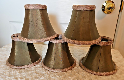 Vtg olive green taupe - 5",