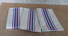 3 Vintage Half Linen Towels