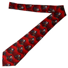 Mickey Unlimited Red Motorcycle Disney Mickey Mouse Tie 4 x 59
