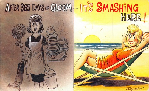 Bamforth seaside comic - bamforth,