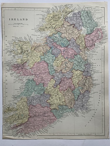 1882 ireland hand coloured - 1882,