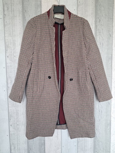 Zara houndstooth longline - zara,