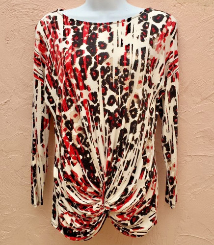 Wallis twist tunic top long - top,