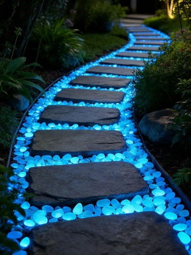 100pcs glow the dark - dark, stones