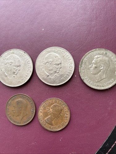 Old coins mix - coins,