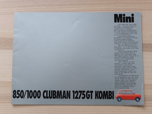 Mini 850 1000 - 1275, gt