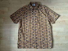 AFL Hawthorn FC Short Sleeve Casual Shirt Australian Rules Football Hawks XL